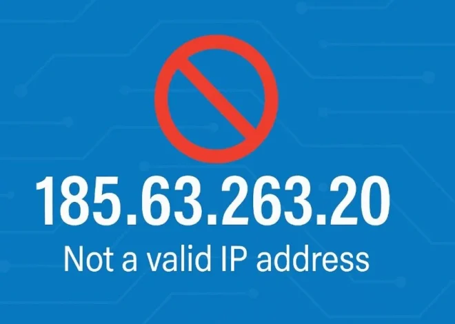 185.63.263.20: Complete Guide to Understanding This IP Address