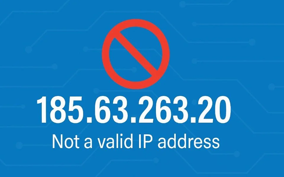 185.63.263.20: Complete Guide to Understanding This IP Address