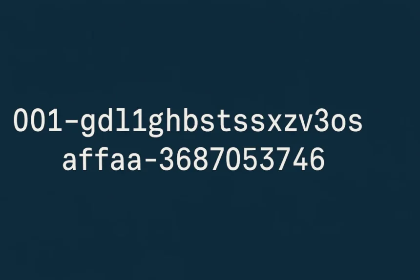 001-gdl1ghbstssxzv3os4rfaa-3687053746: A Complete Guide to Unique Identifiers